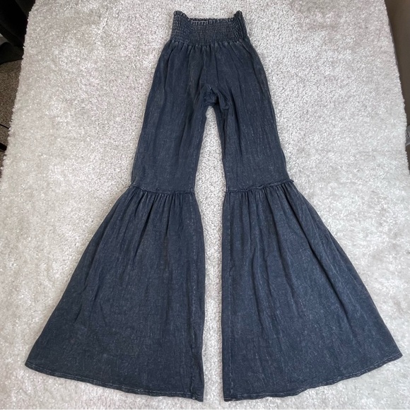 FP Movement Free People Boho Bell Bottom Knit Pant Yoga Stretchy Small 33 inseam - Picture 1 of 12